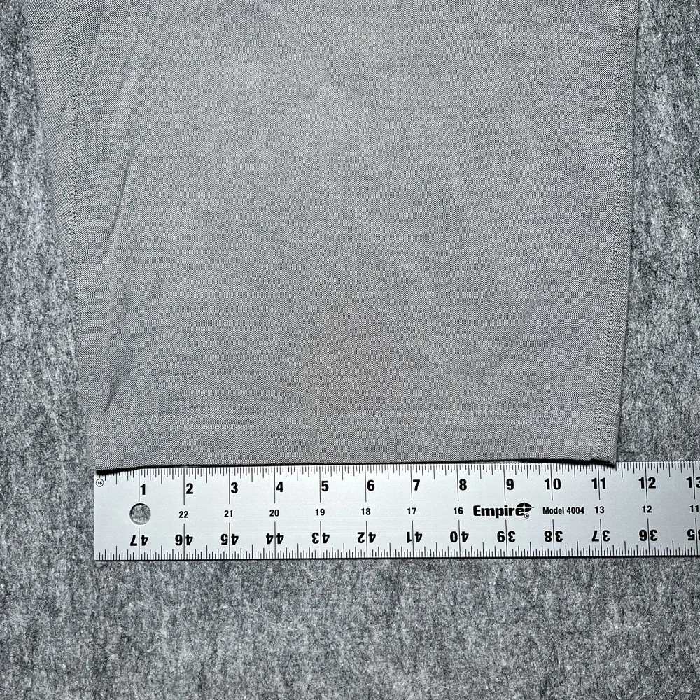 Lululemon Commission Shorts Men 38 x 11 Light Gray Chino Casual Summer Logo